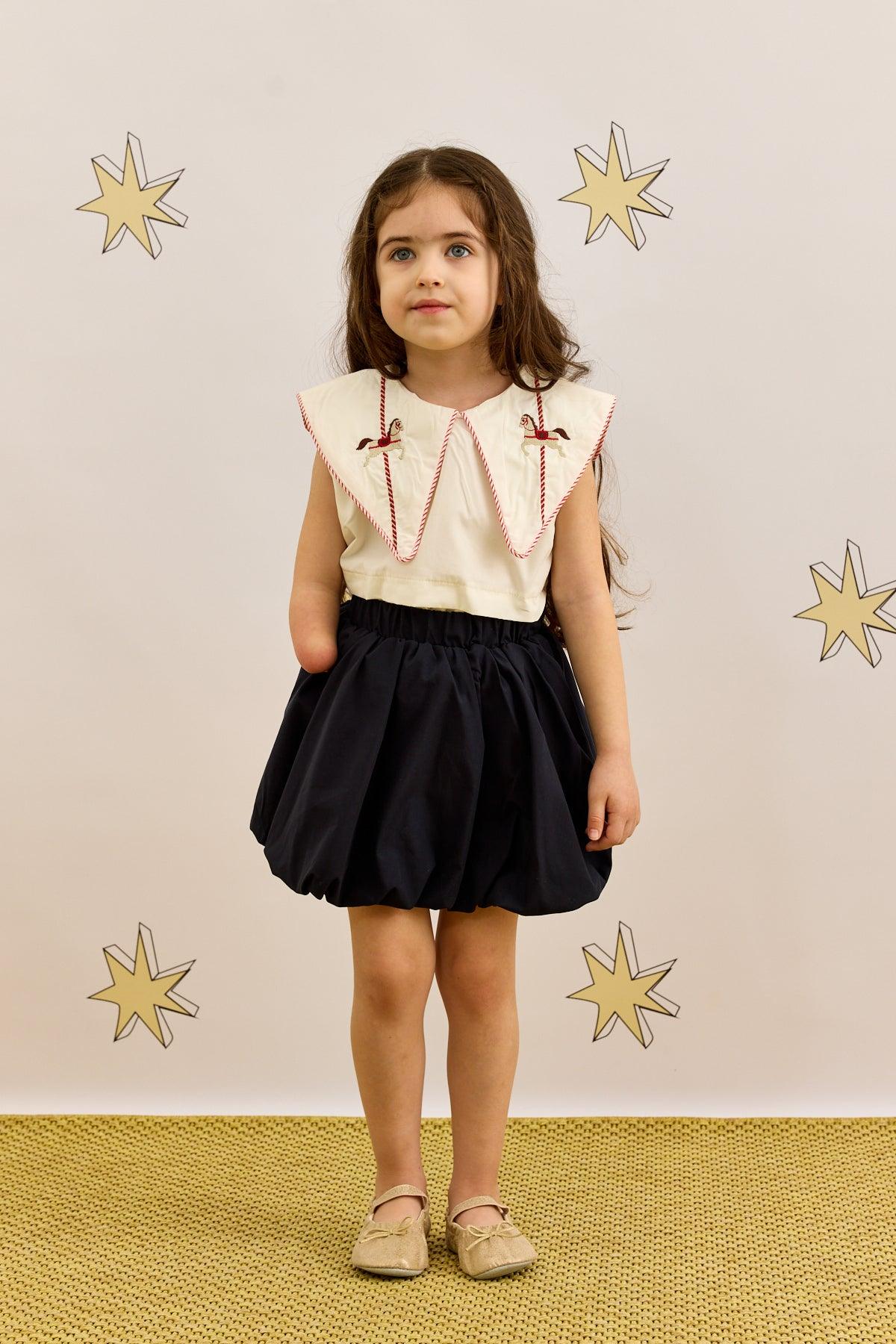 Peplum Shirt White