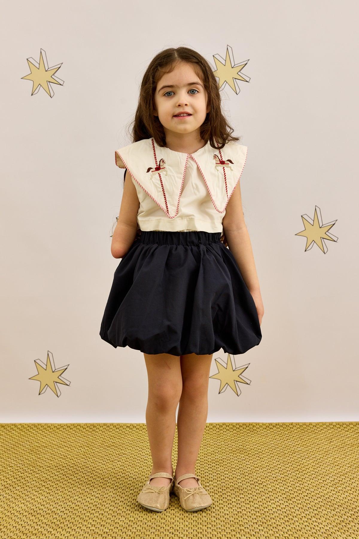 Peplum Shirt White