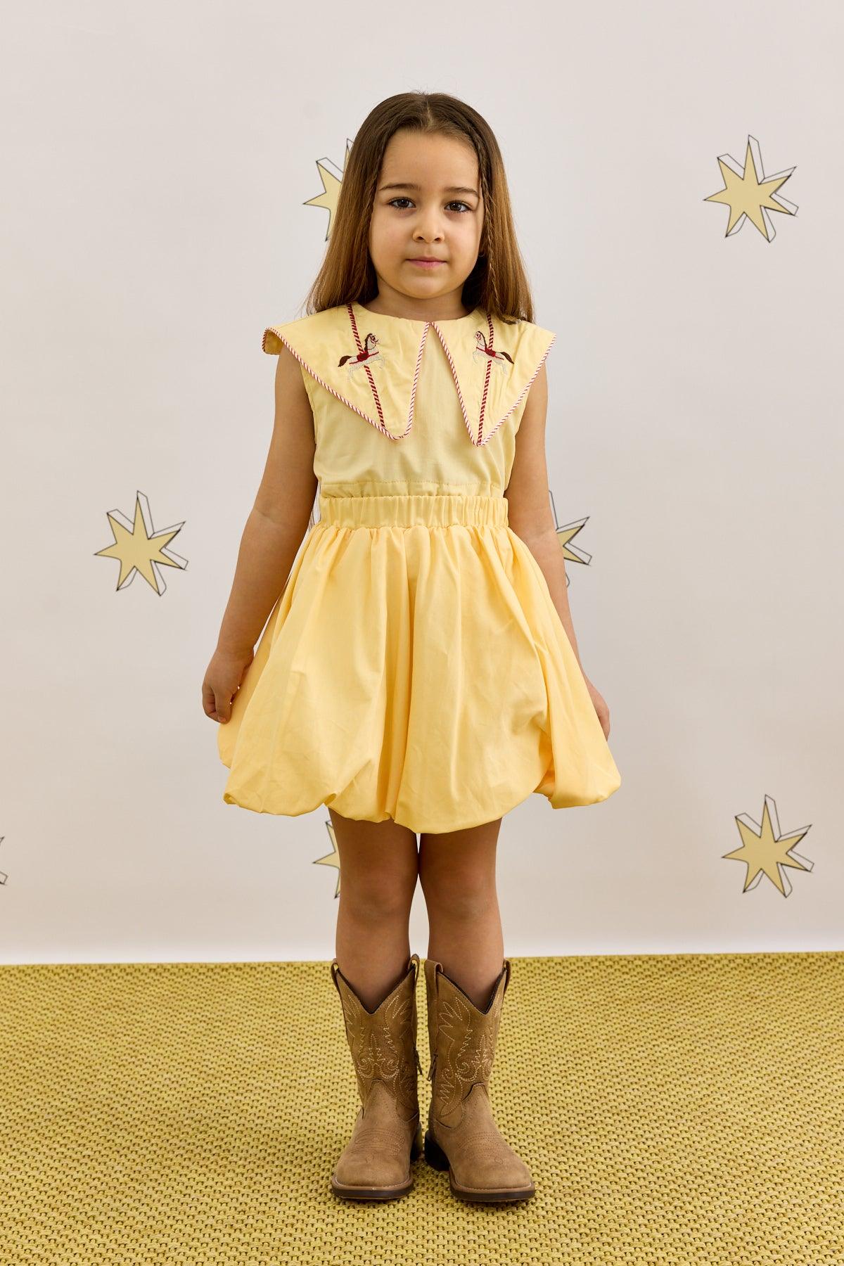 Peplum Gömlek Sarı