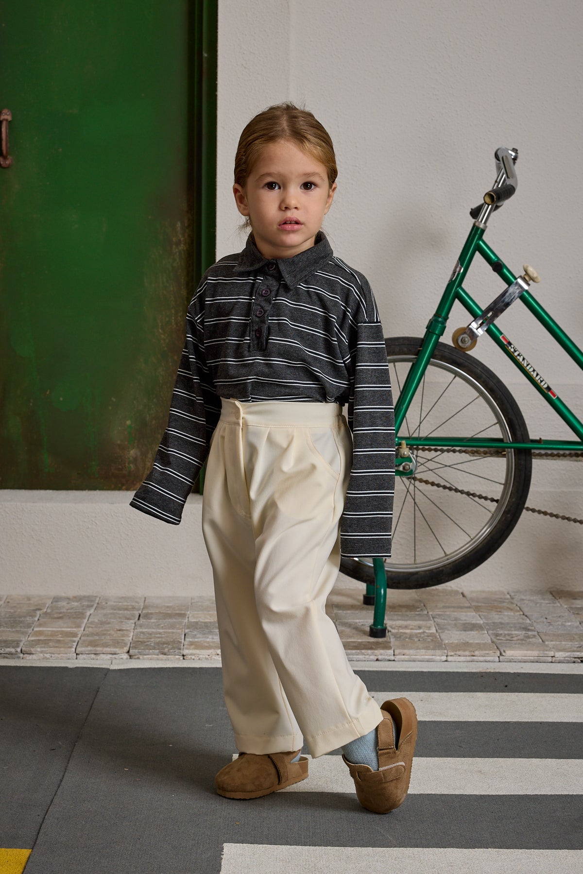 Pleated Detailed Trousers Beige