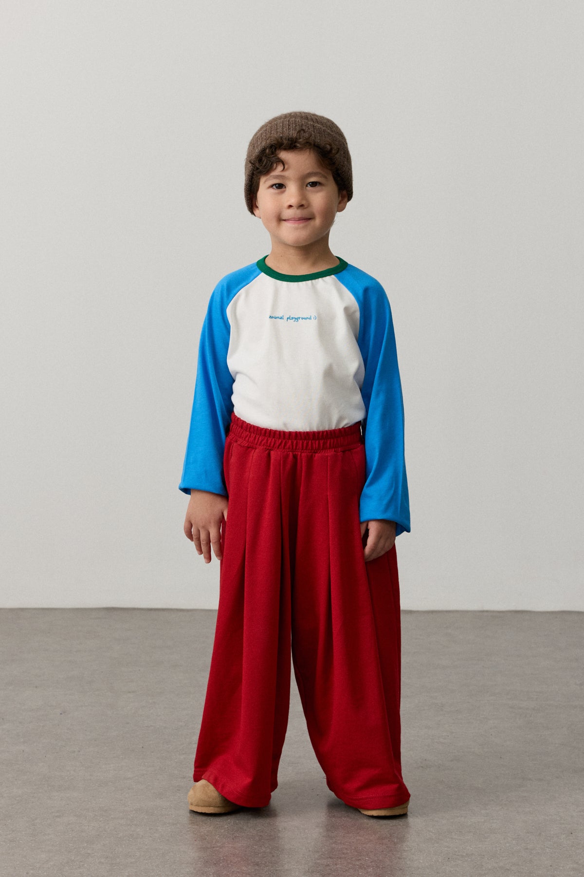 Pileli Eşofman Pantolon Kırmızı
