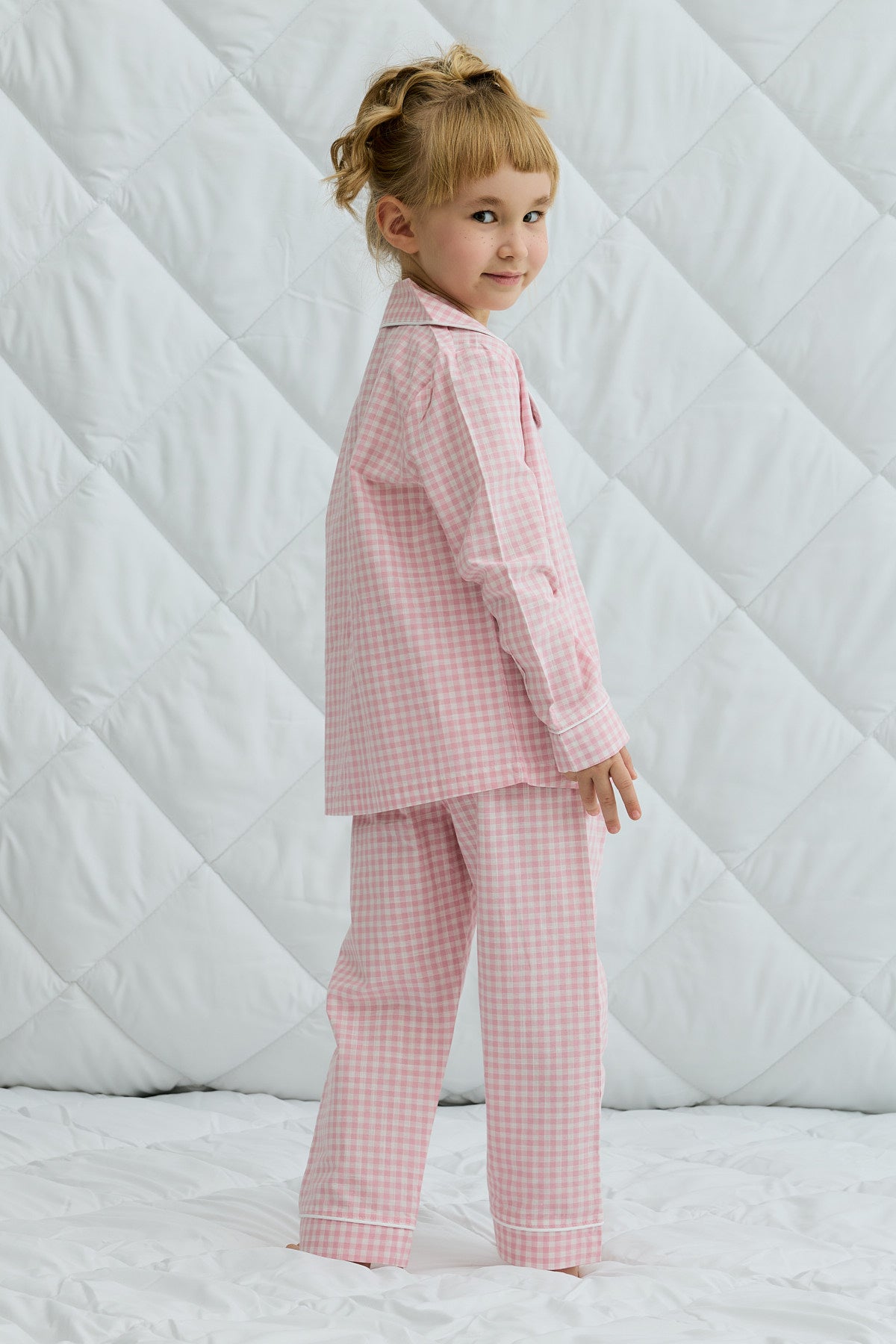 Pötikare Pamuk Pijama Takım Pembe