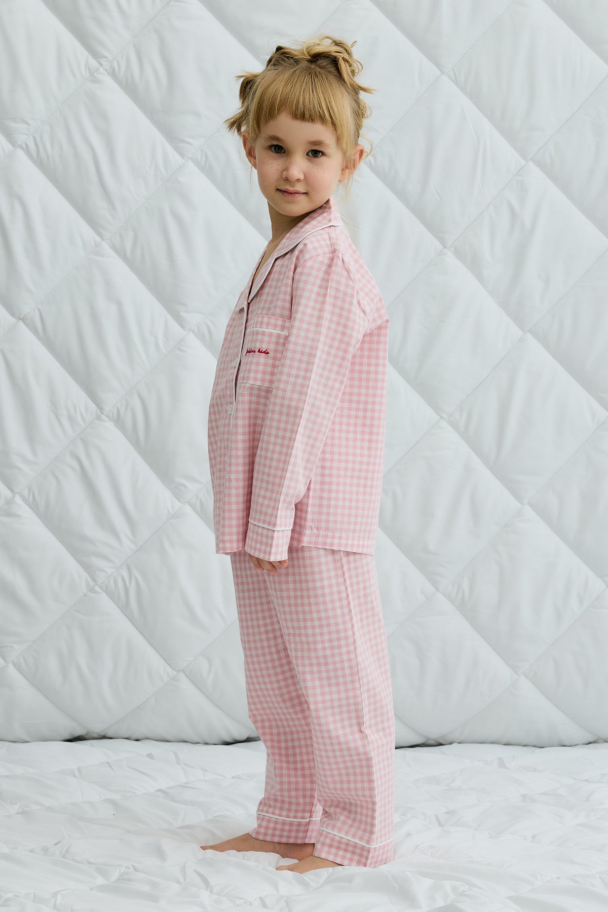 Pötikare Pamuk Pijama Takım Pembe