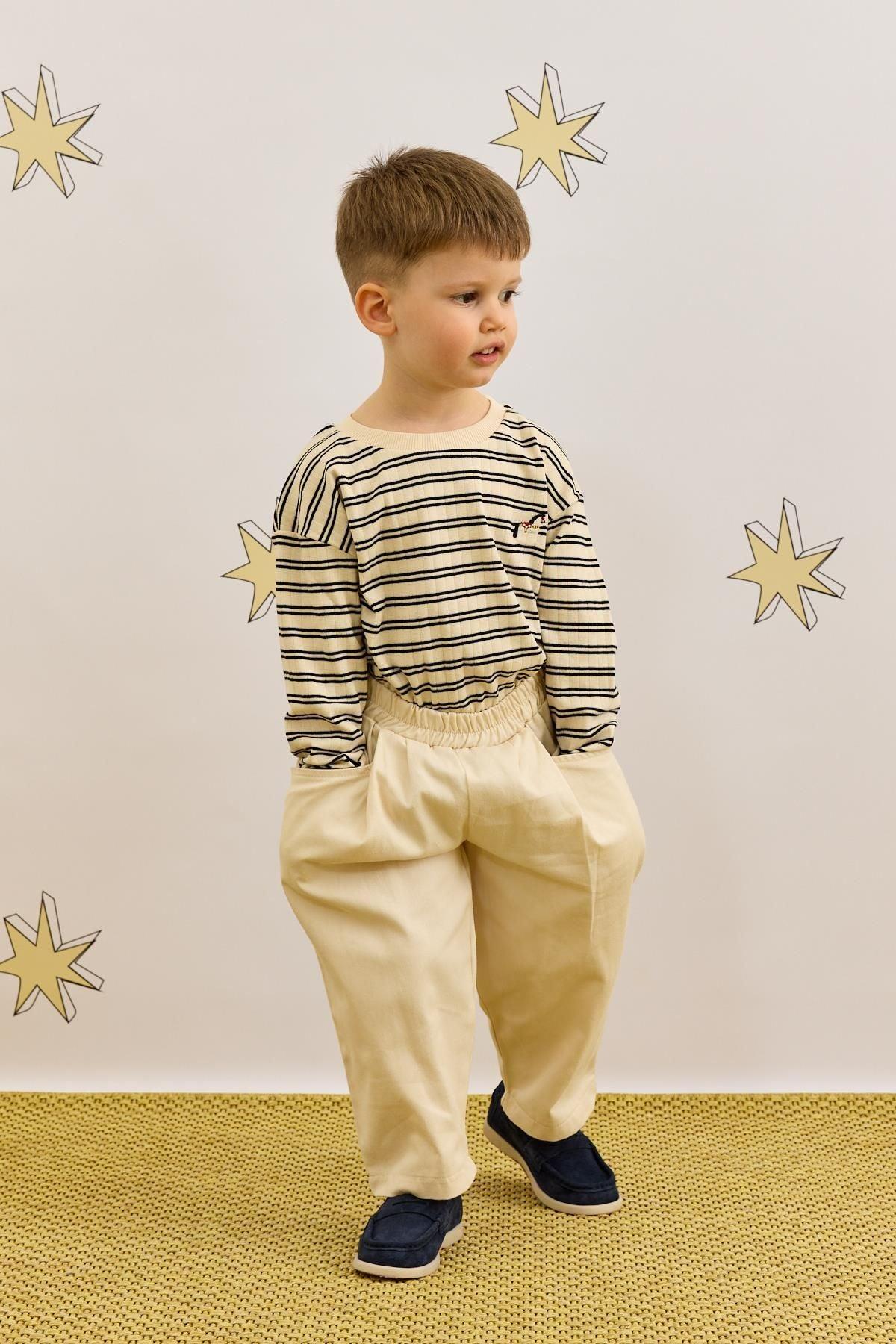 Rahat Kesim Pantolon Bej