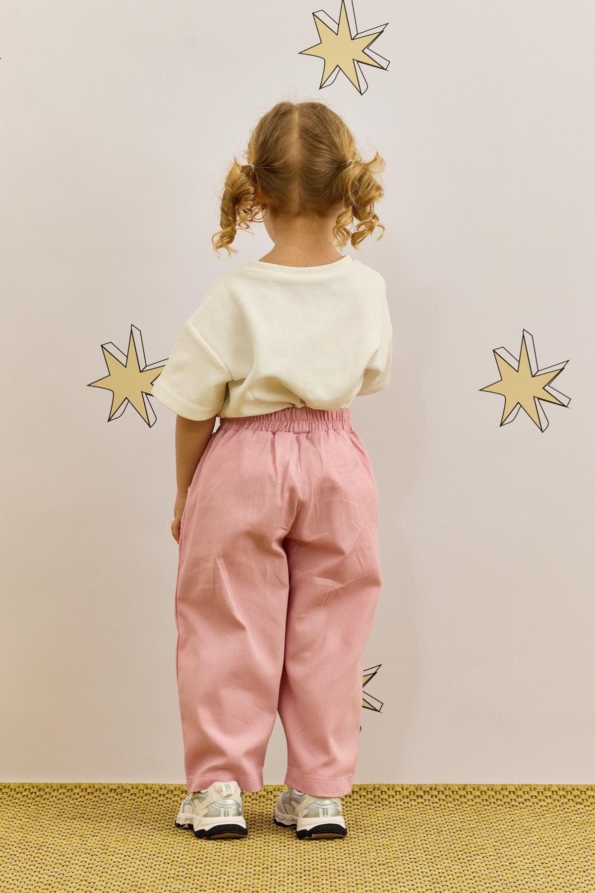 Rahat Kesim Pantolon Pembe