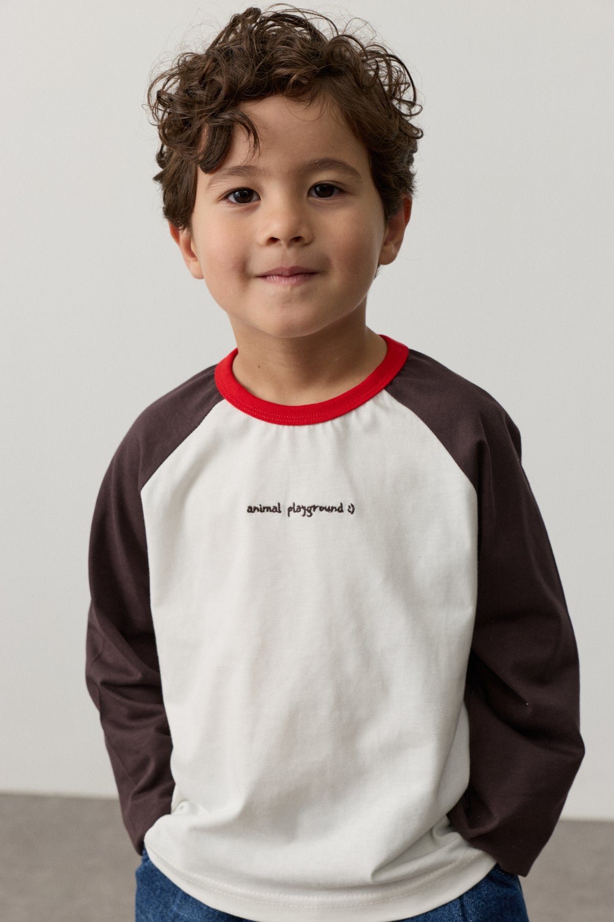 Reglan Kol Tişört Kahverengi