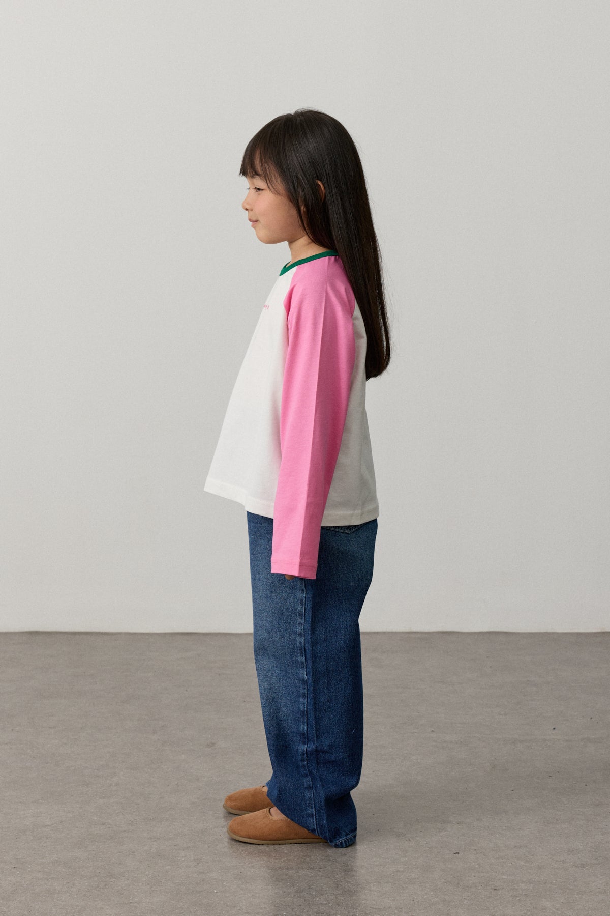 Reglan Kol Tişört Pembe