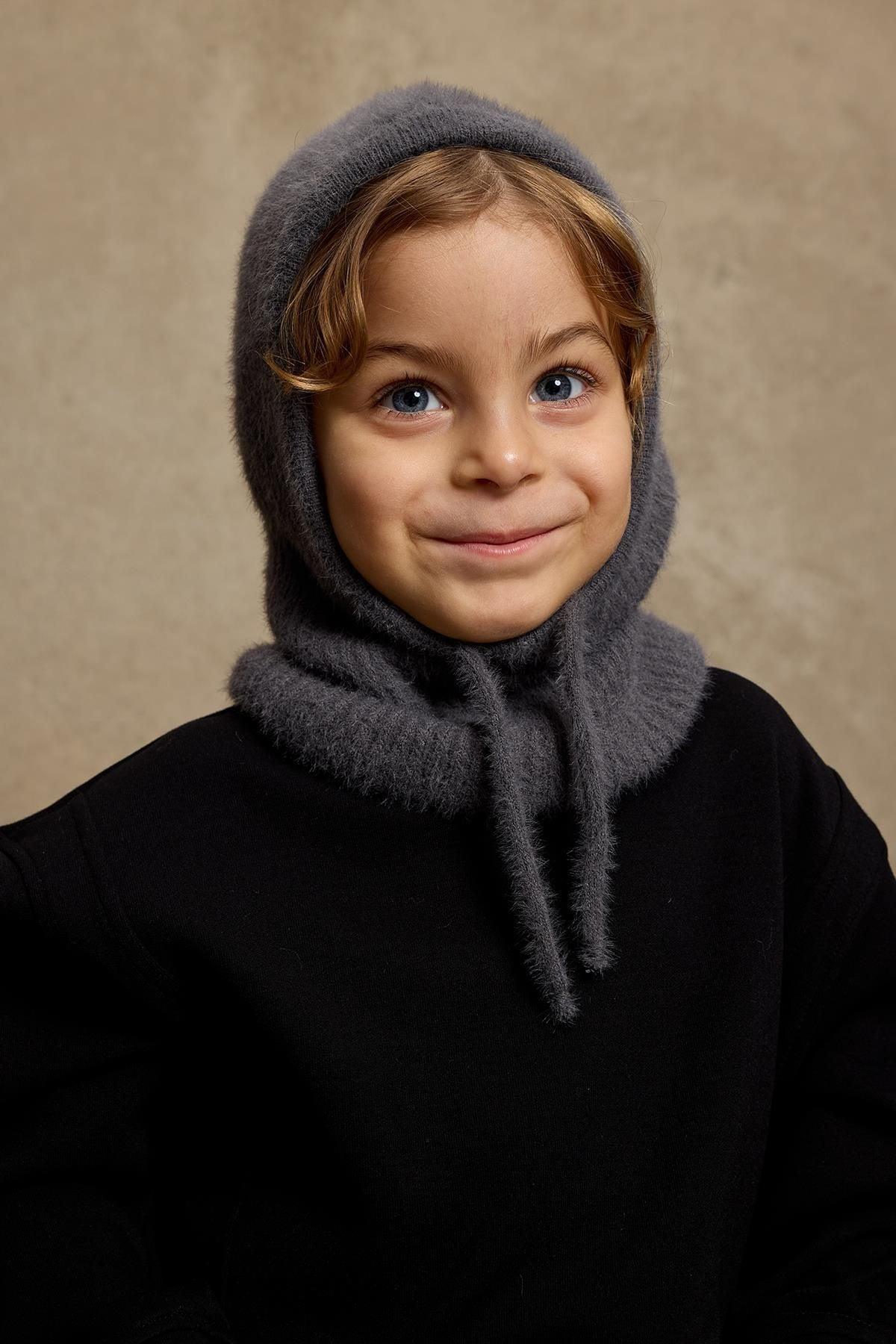 Soft Balaclava Beanie Anthracite