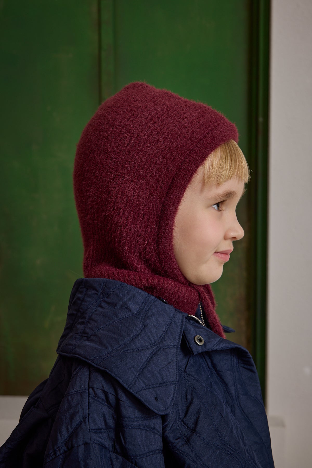 Soft Balaclava Beanie Claret Red