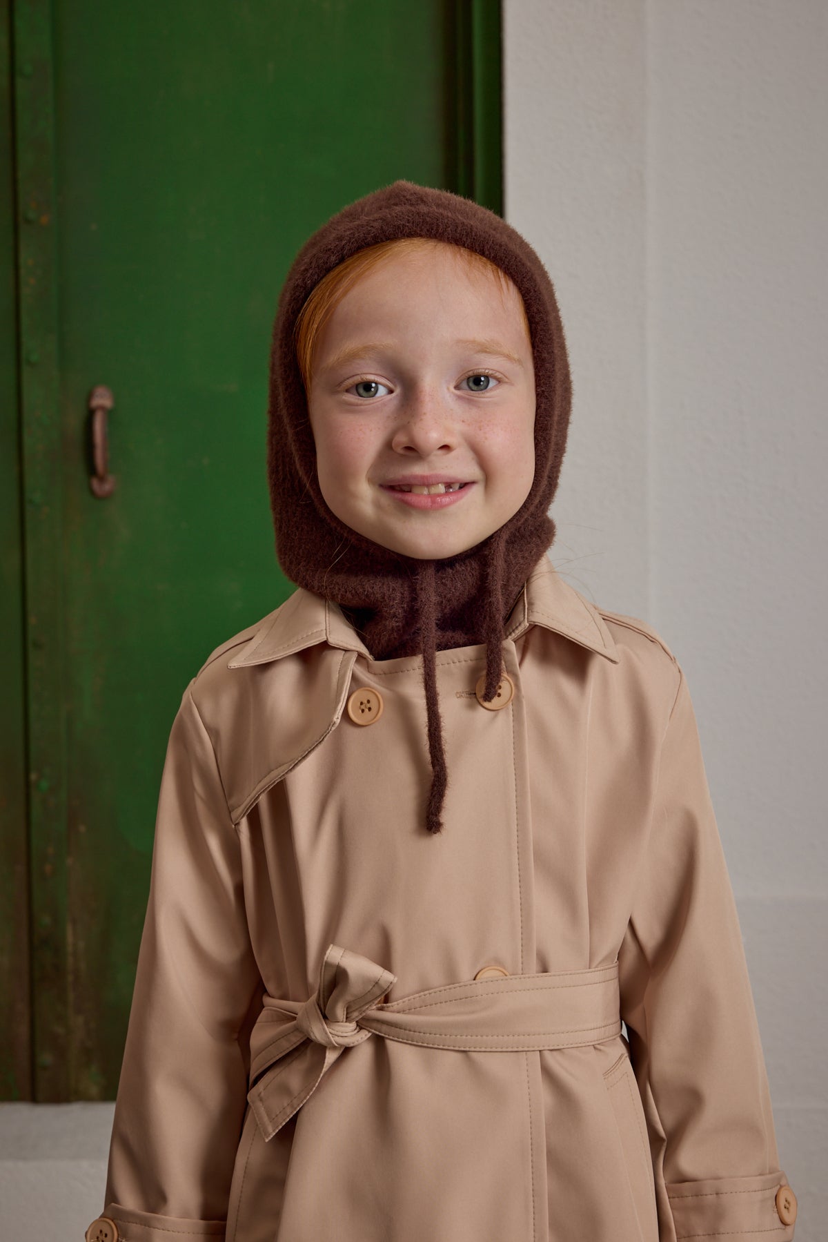 Soft Balaclava Beanie Brown