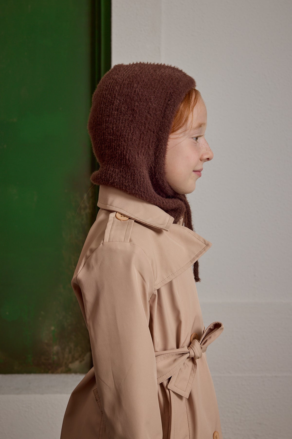 Soft Balaclava Beanie Brown