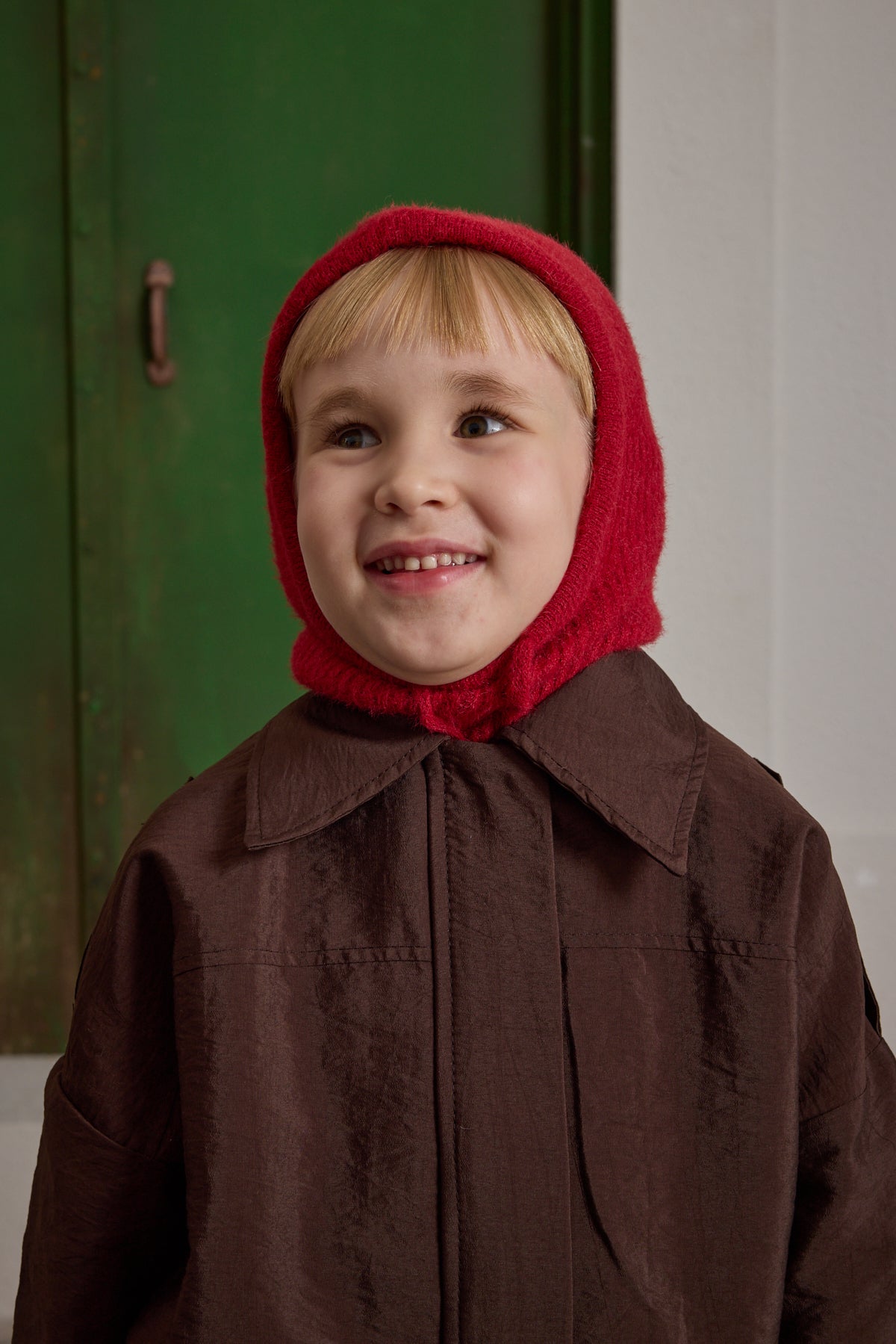 Soft Balaclava Beanie Red