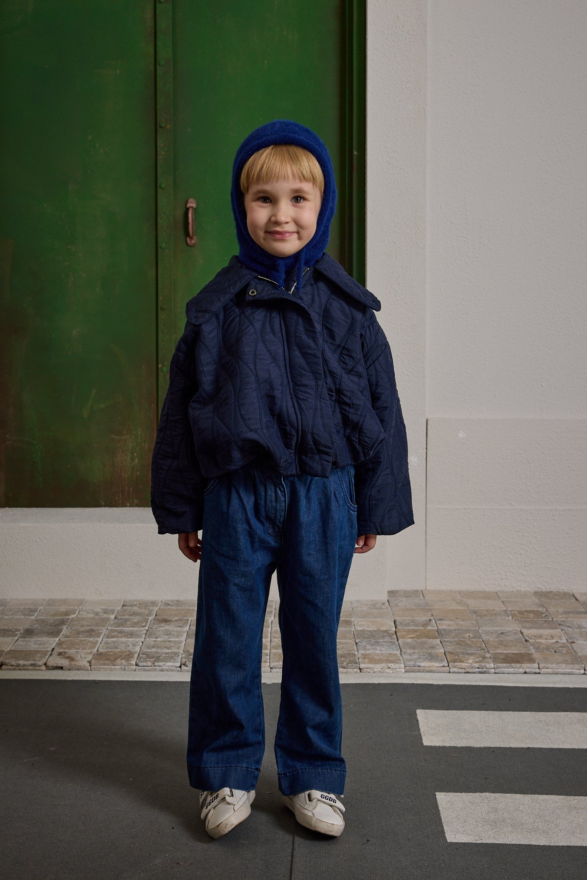 Soft Balaclava Beanie Blue