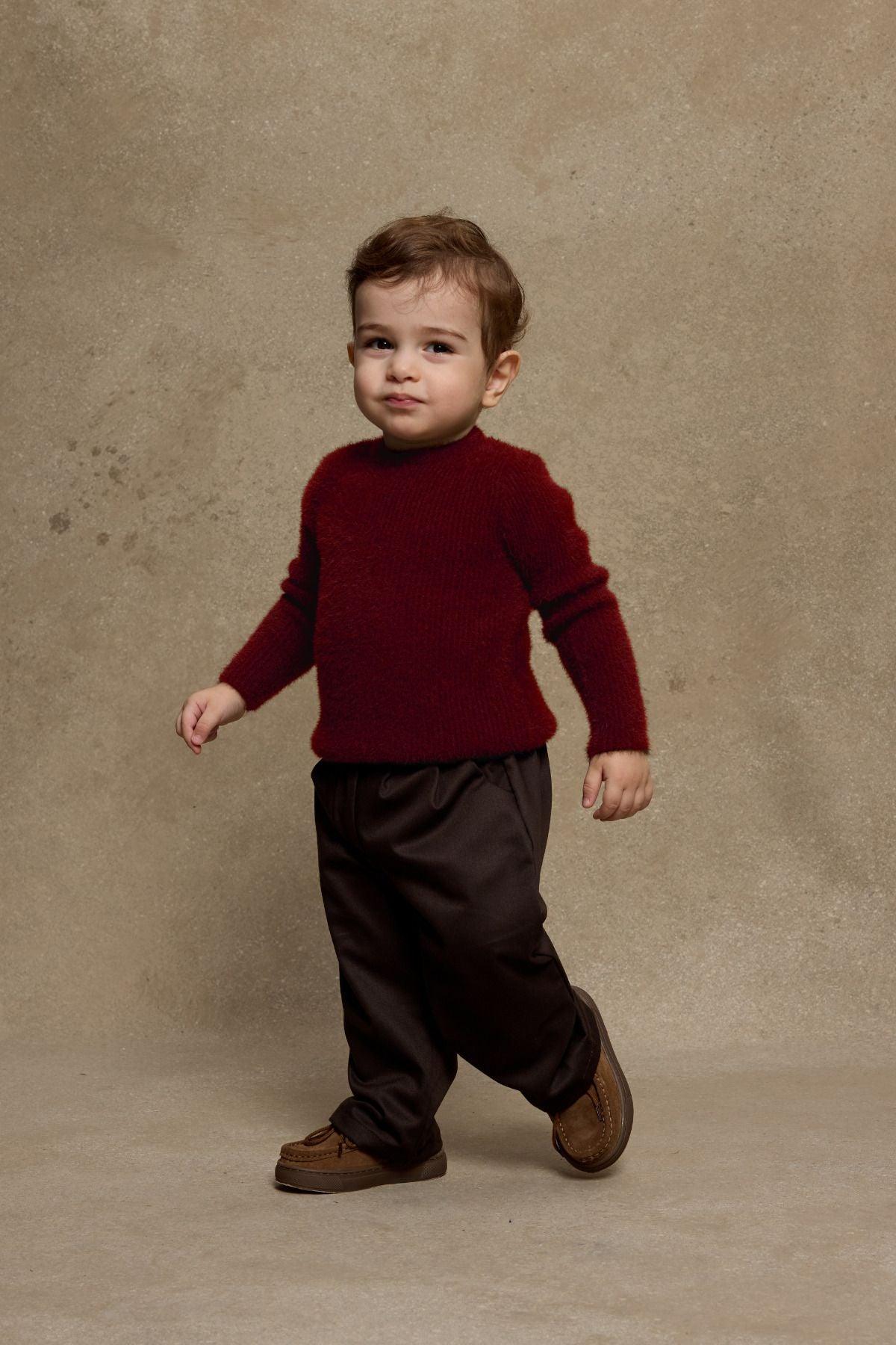 Soft Soft Sweater Claret Red