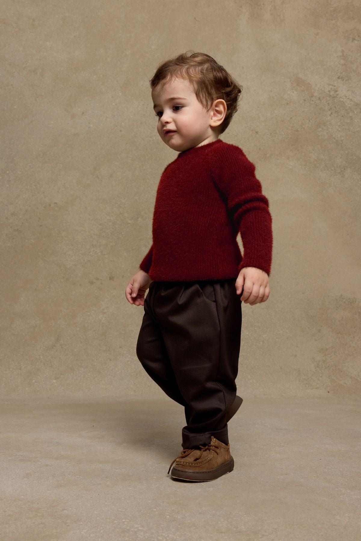 Soft Soft Sweater Claret Red