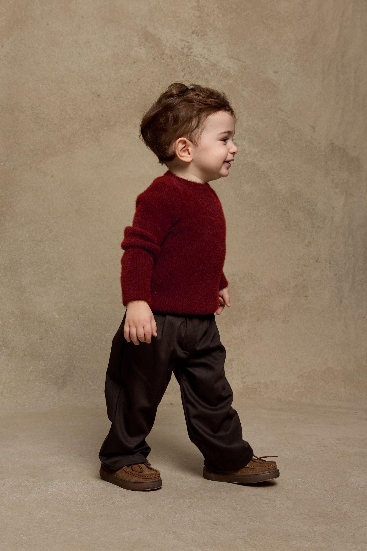 Soft Yumoş Kazak Bordo