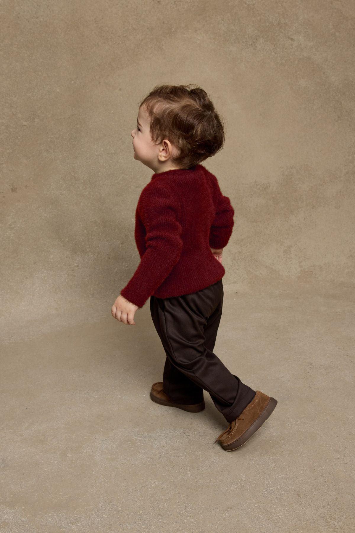 Soft Yumoş Kazak Bordo