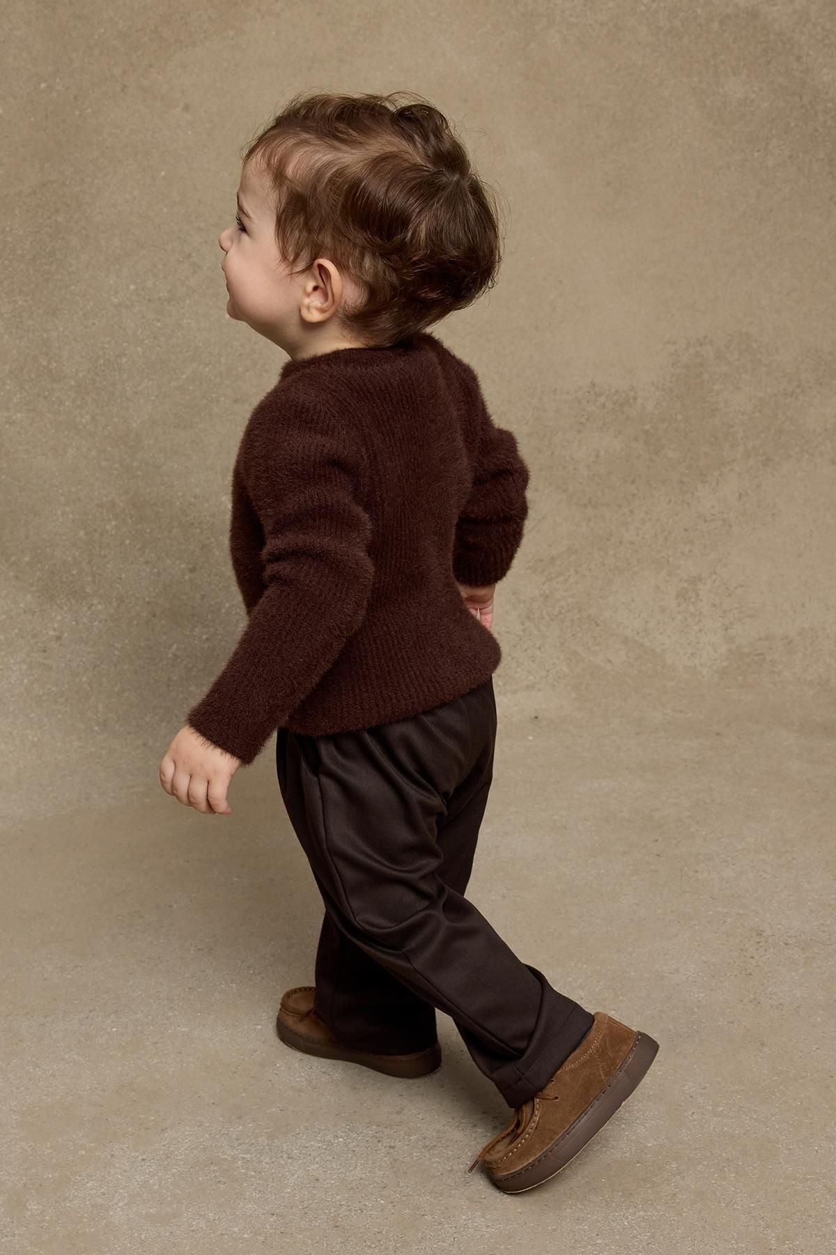 Soft Yumoş Kazak Kahverengi