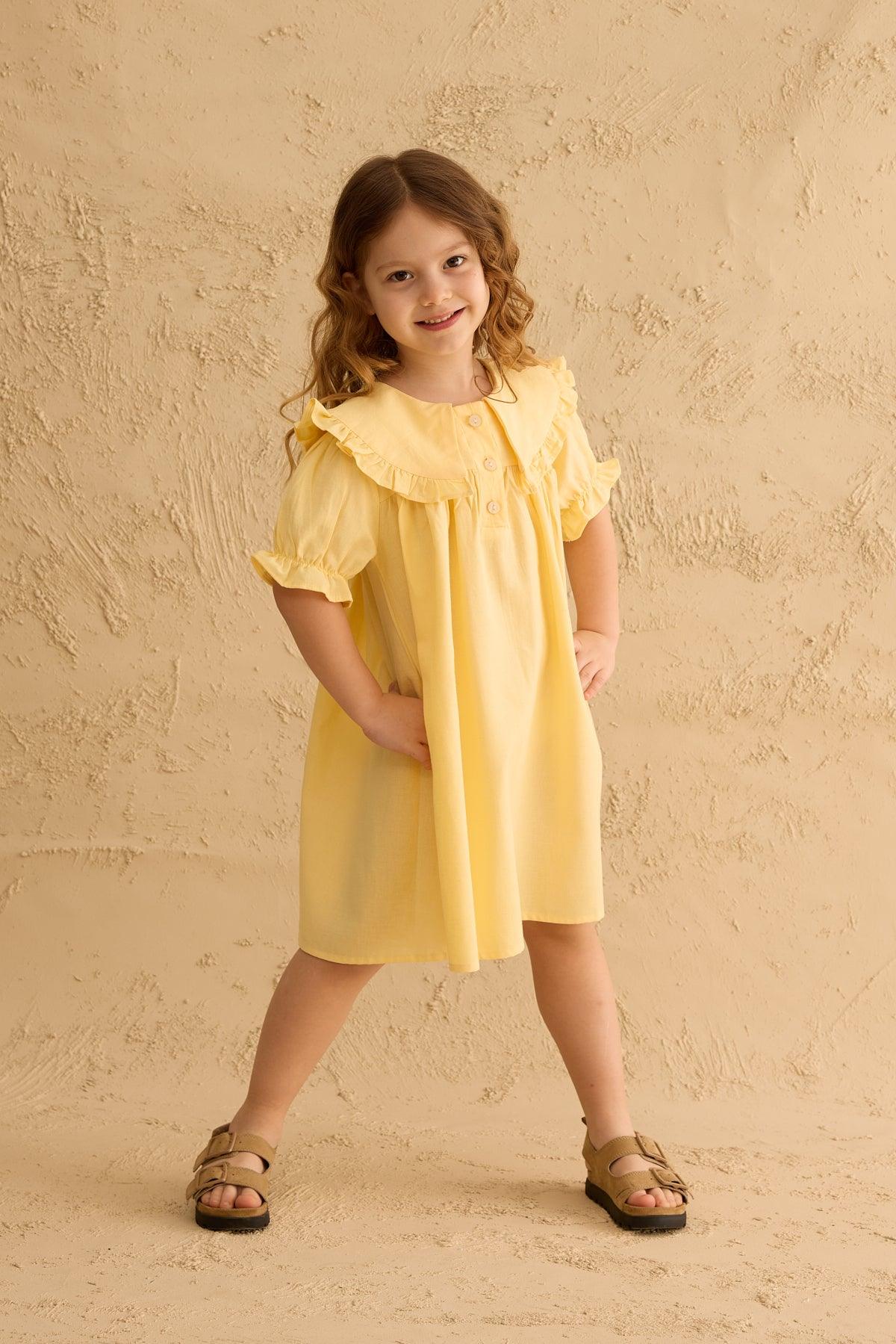 Bunny Ear Dress Yellow