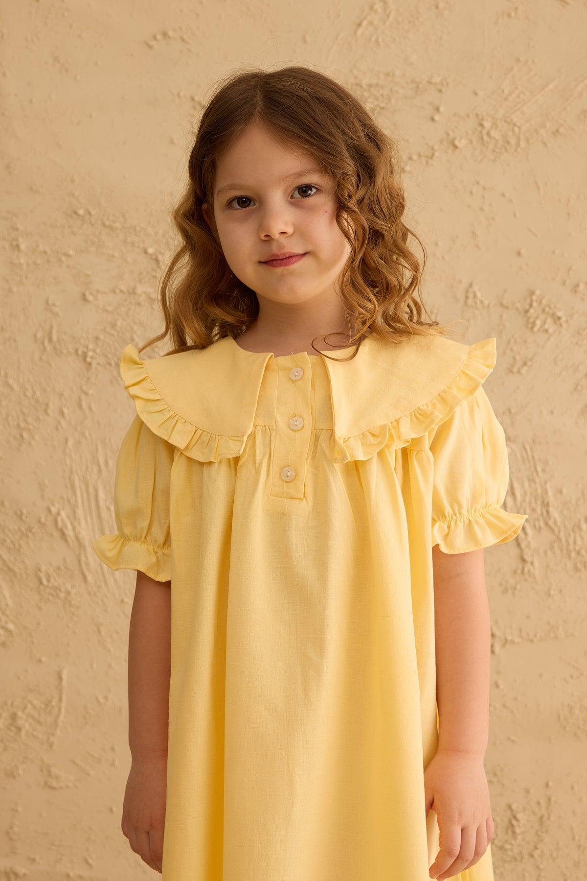 Bunny Ear Dress Yellow