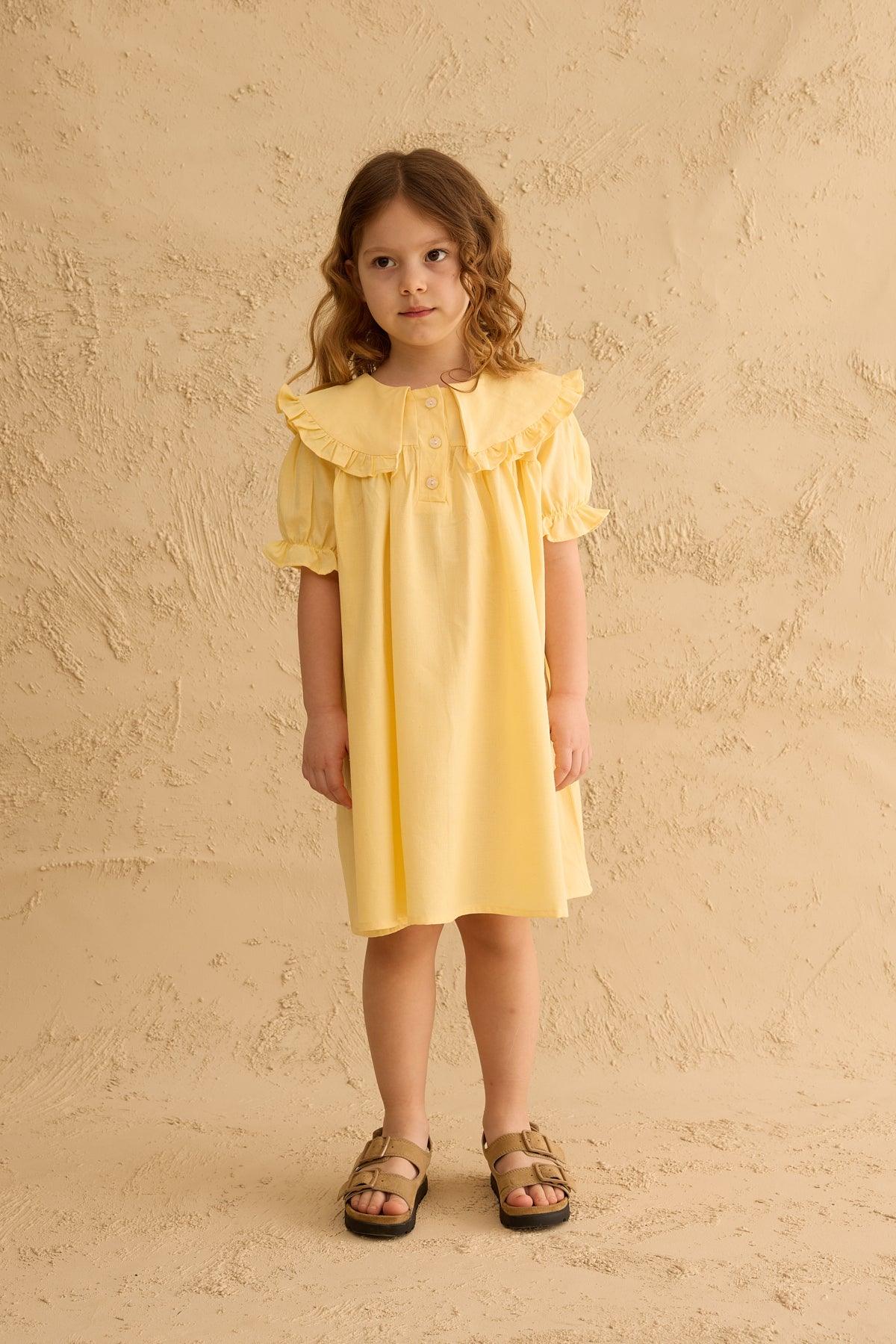 Bunny Ear Dress Yellow