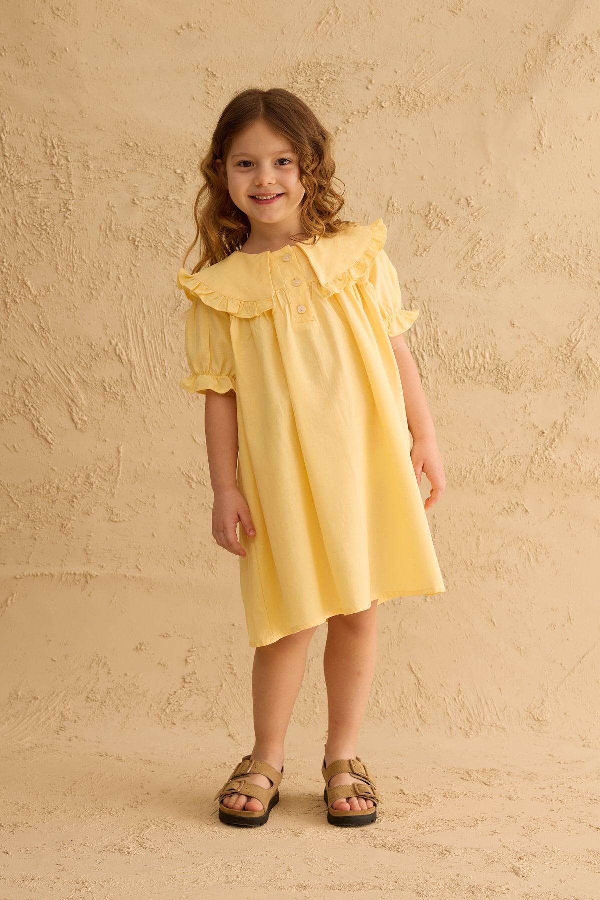Bunny Ear Dress Yellow