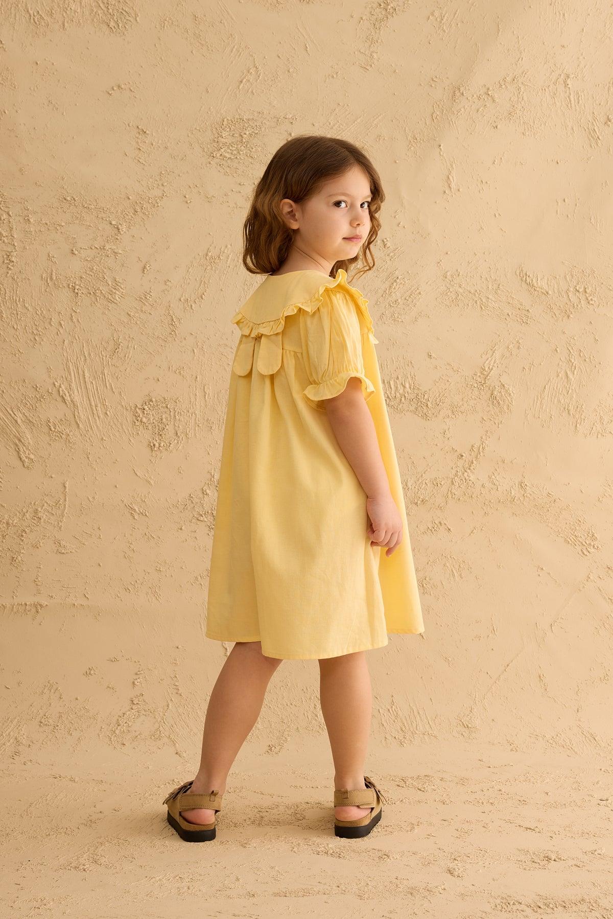 Bunny Ear Dress Yellow