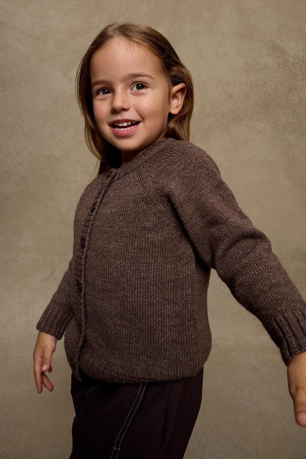 Triko Hırka Kahverengi