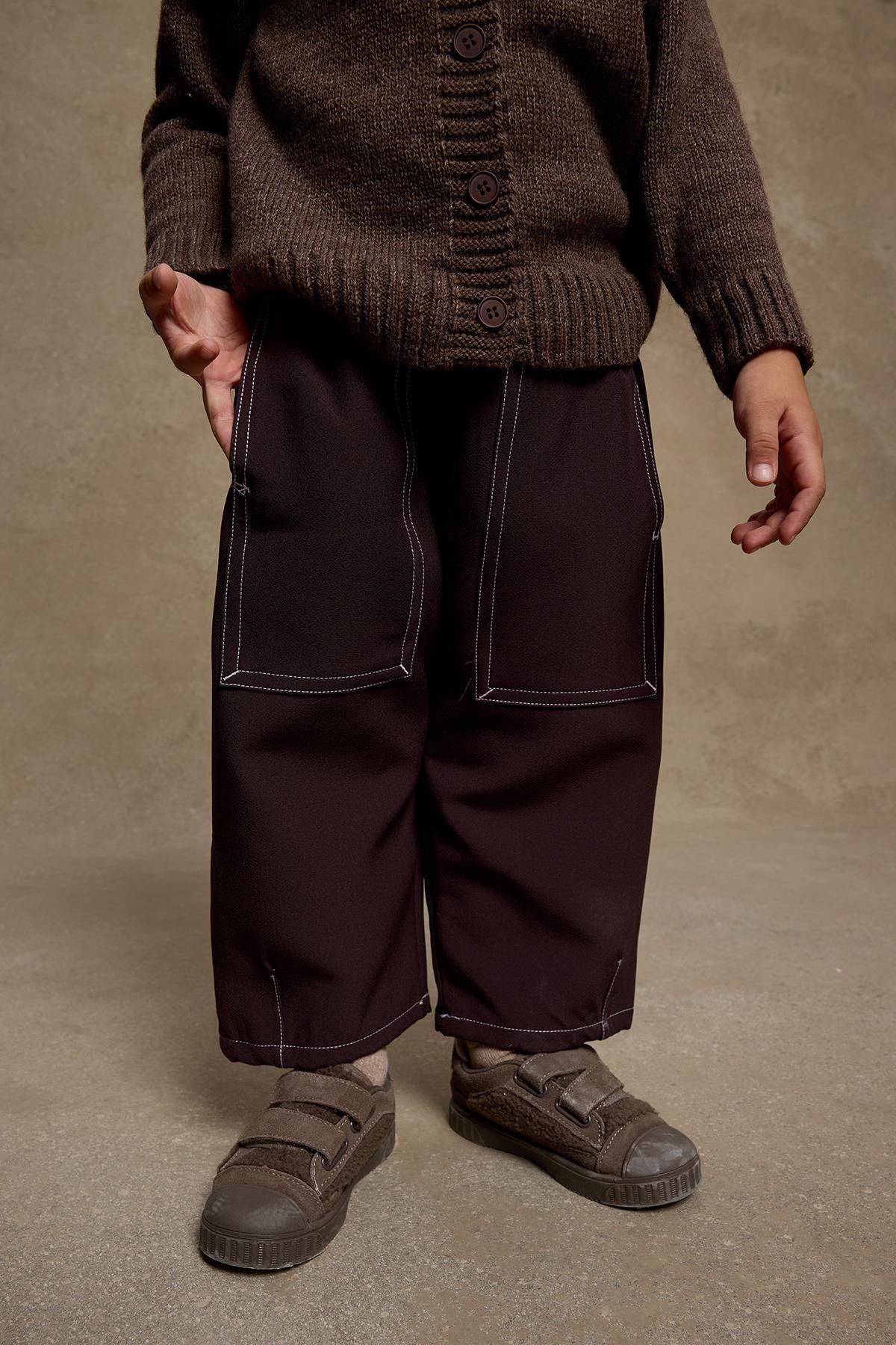 Triko Hırka Kahverengi