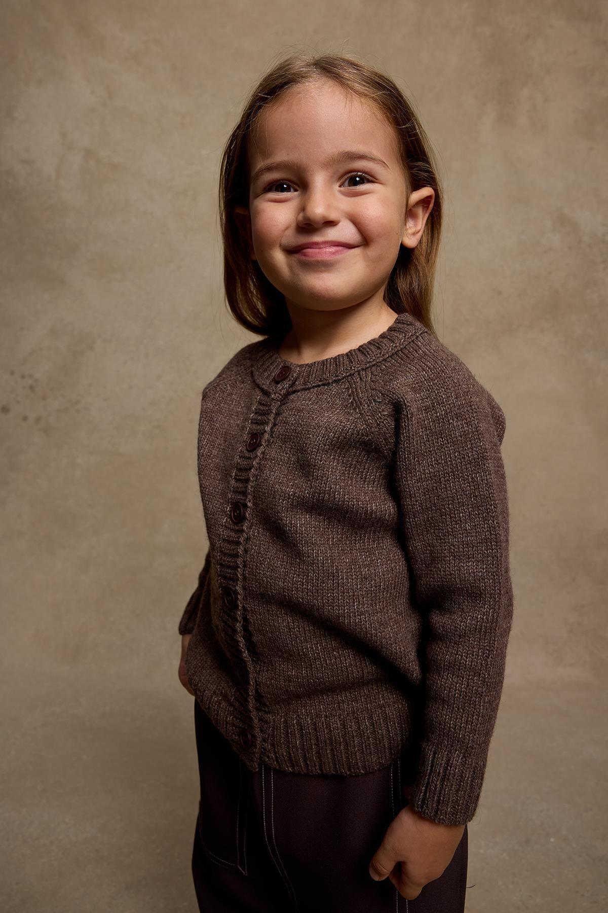 Triko Hırka Kahverengi