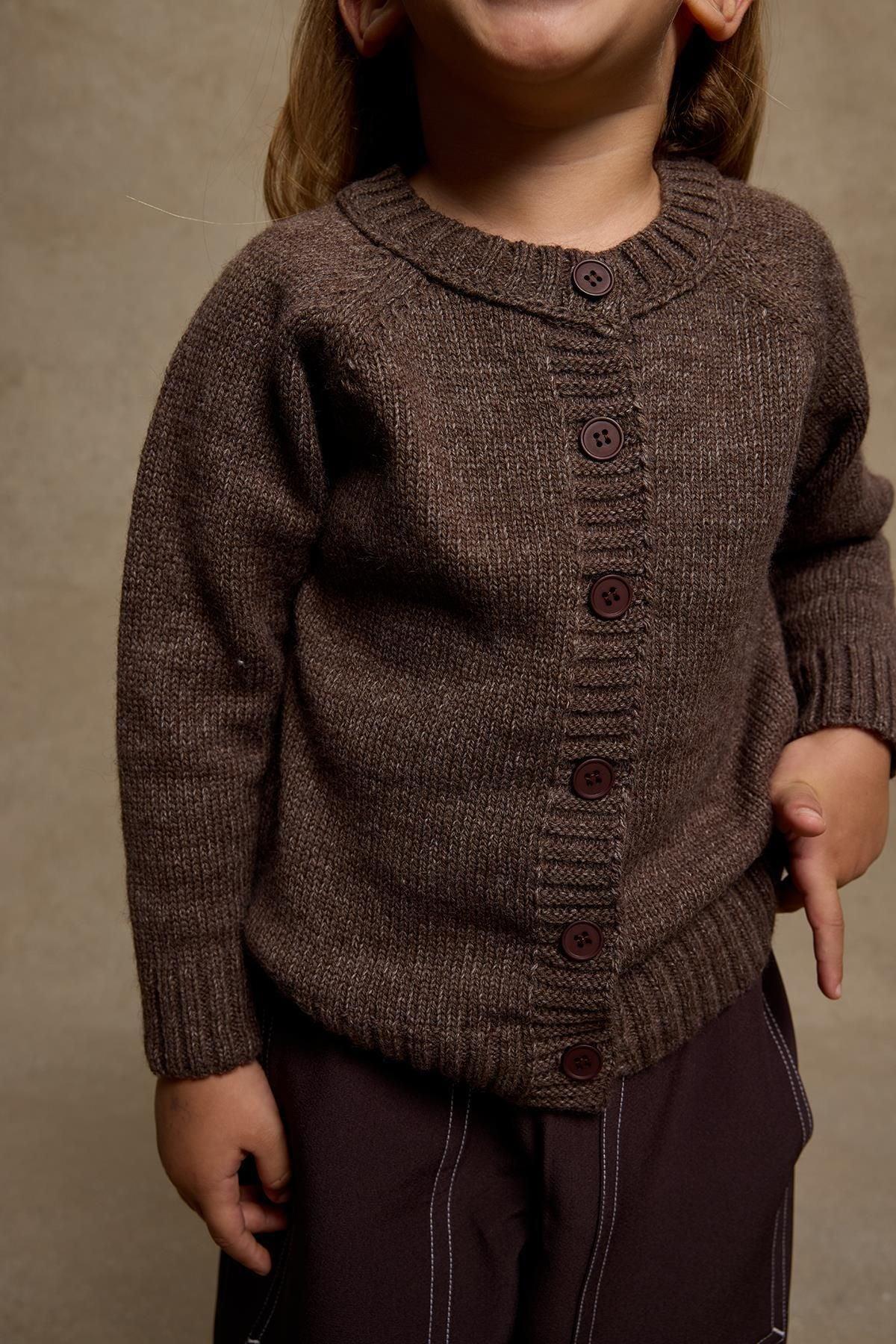 Triko Hırka Kahverengi