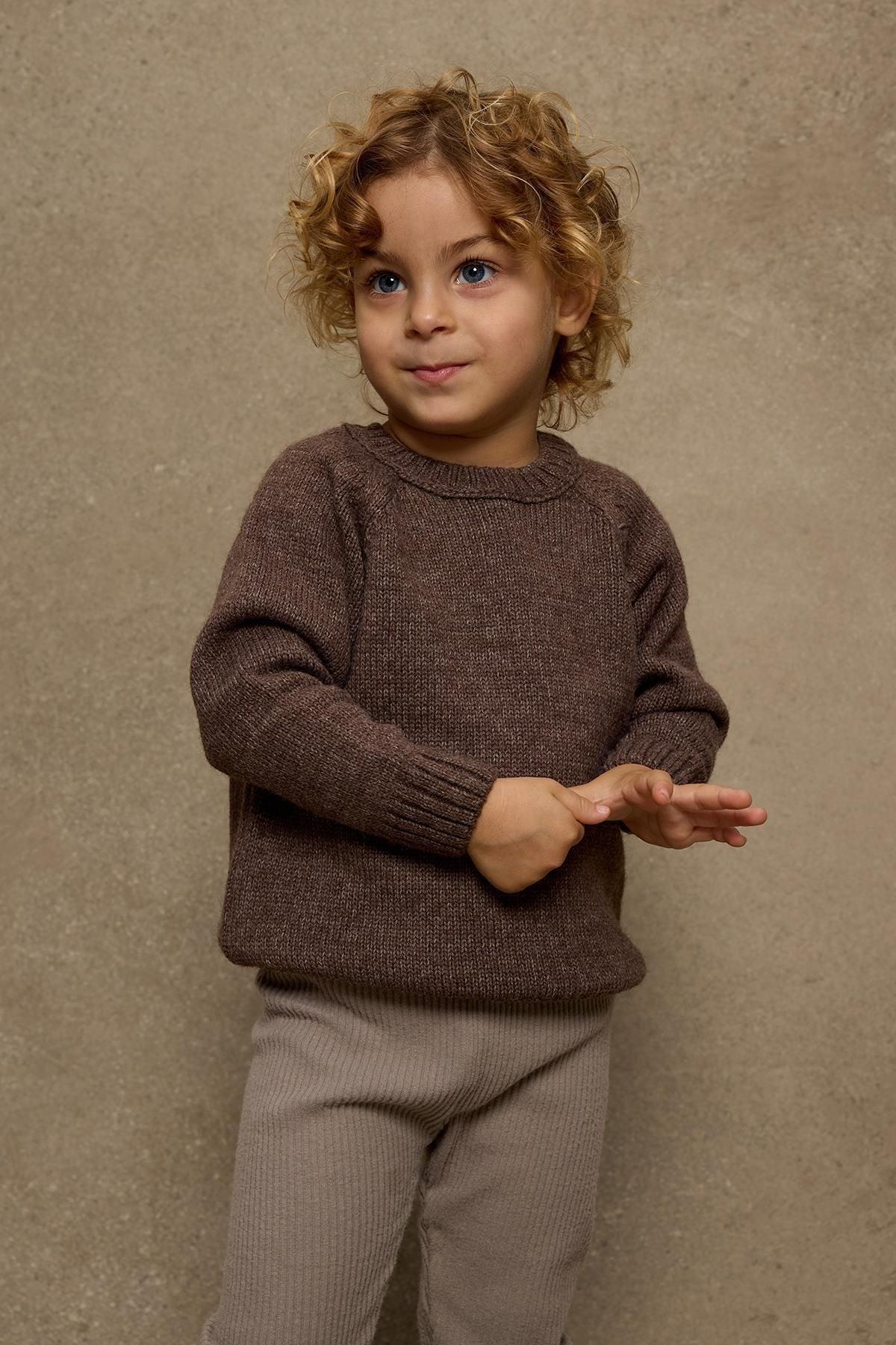 Knitted Sweater Brown