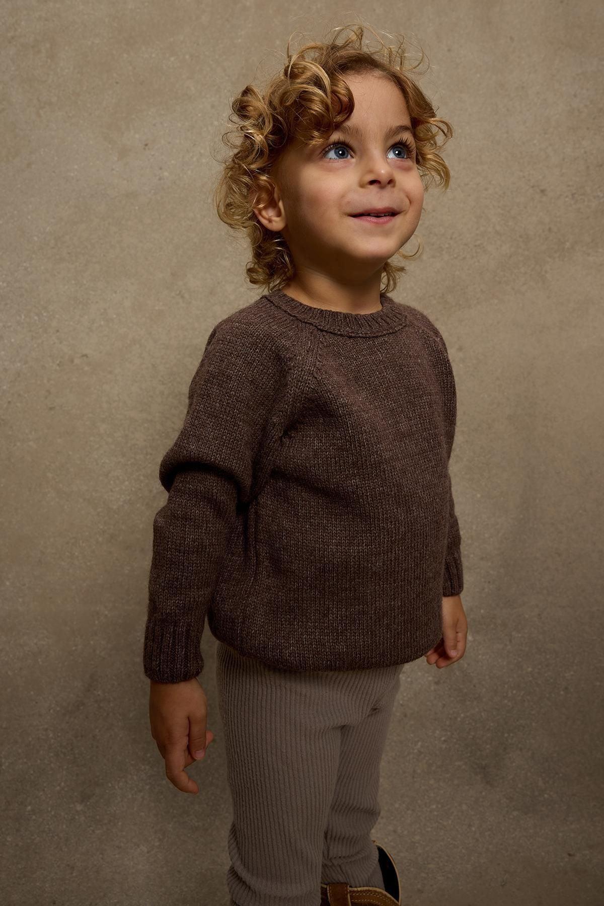 Knitted Sweater Brown