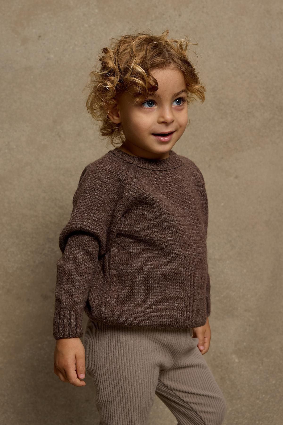 Knitted Sweater Brown