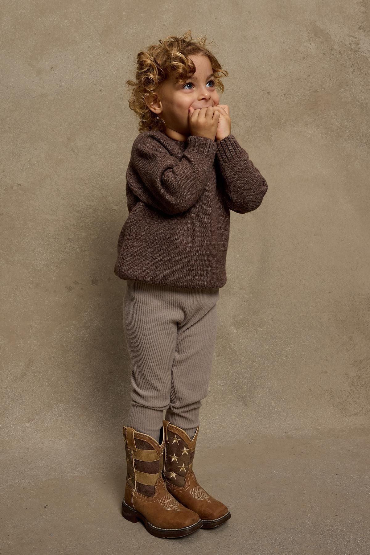 Knitted Sweater Brown