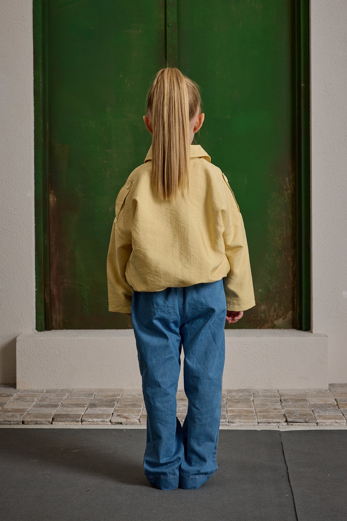 Apoletli Bomb Ceket Sarı