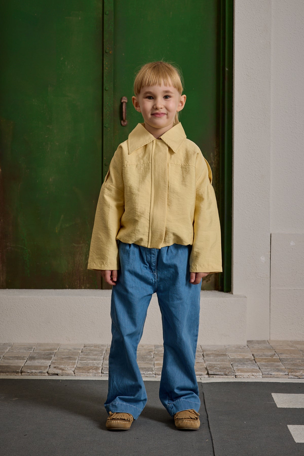 Apoletli Bomb Ceket Sarı