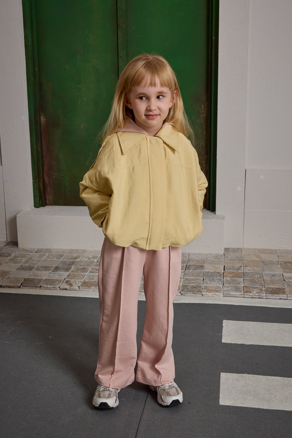 Apoletli Bomb Ceket Sarı