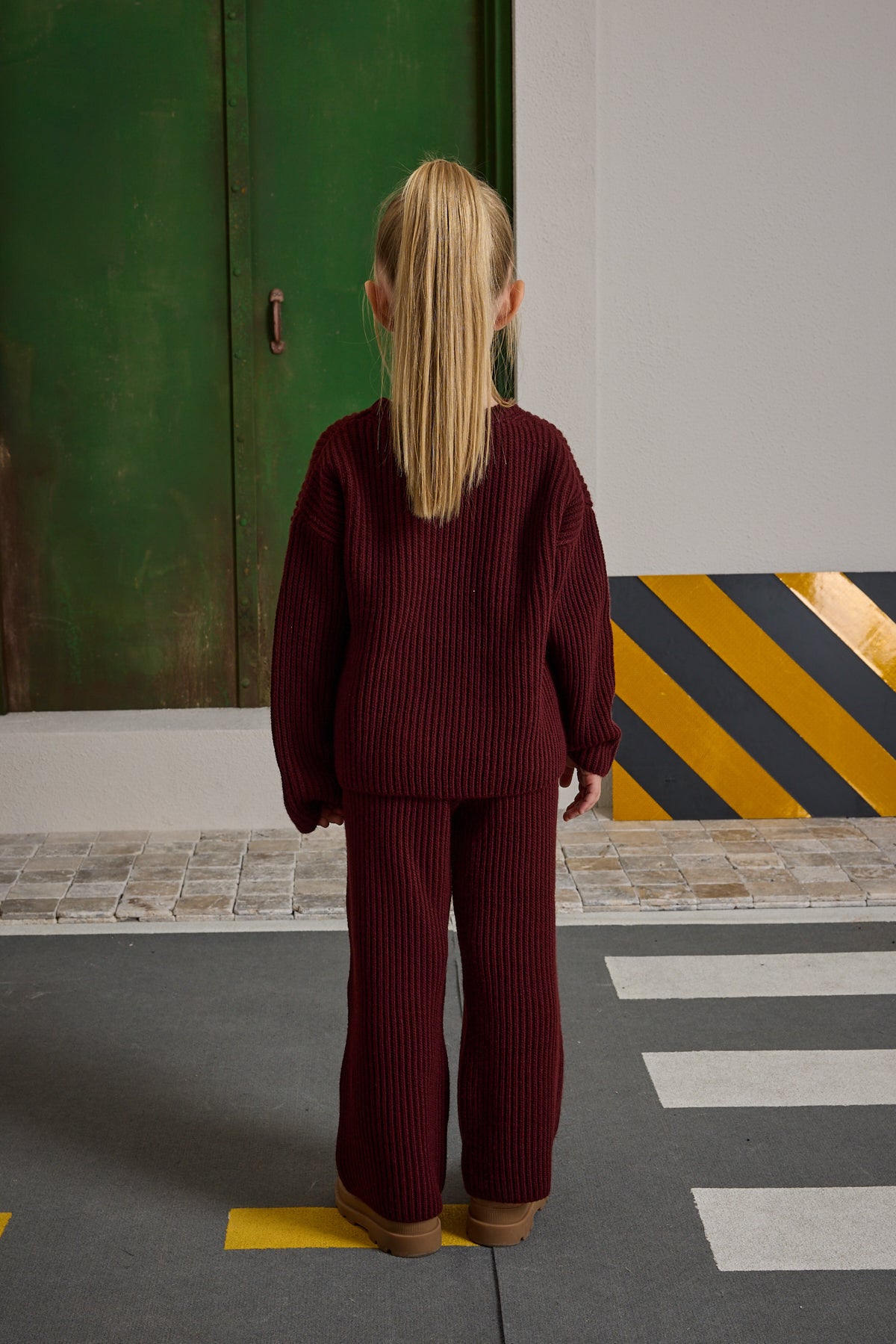 Basic Triko Takım Bordo