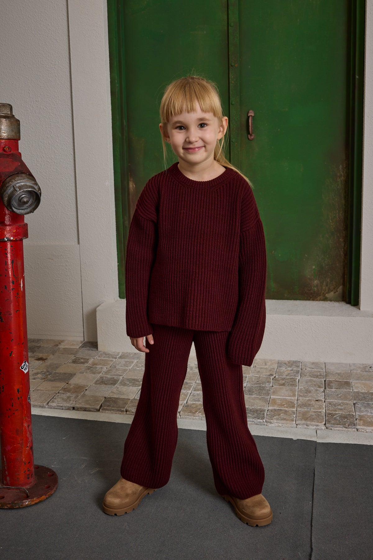 Basic Triko Takım Bordo