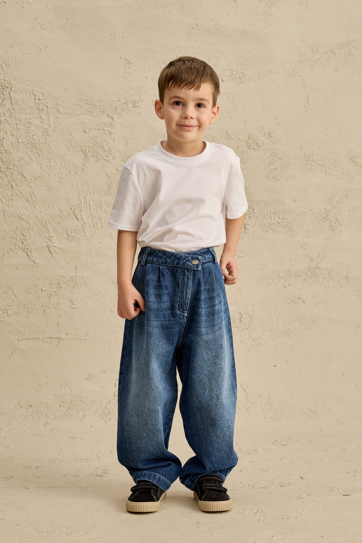 Çapraz Belli Bomb Denim Pantolon Lacivert