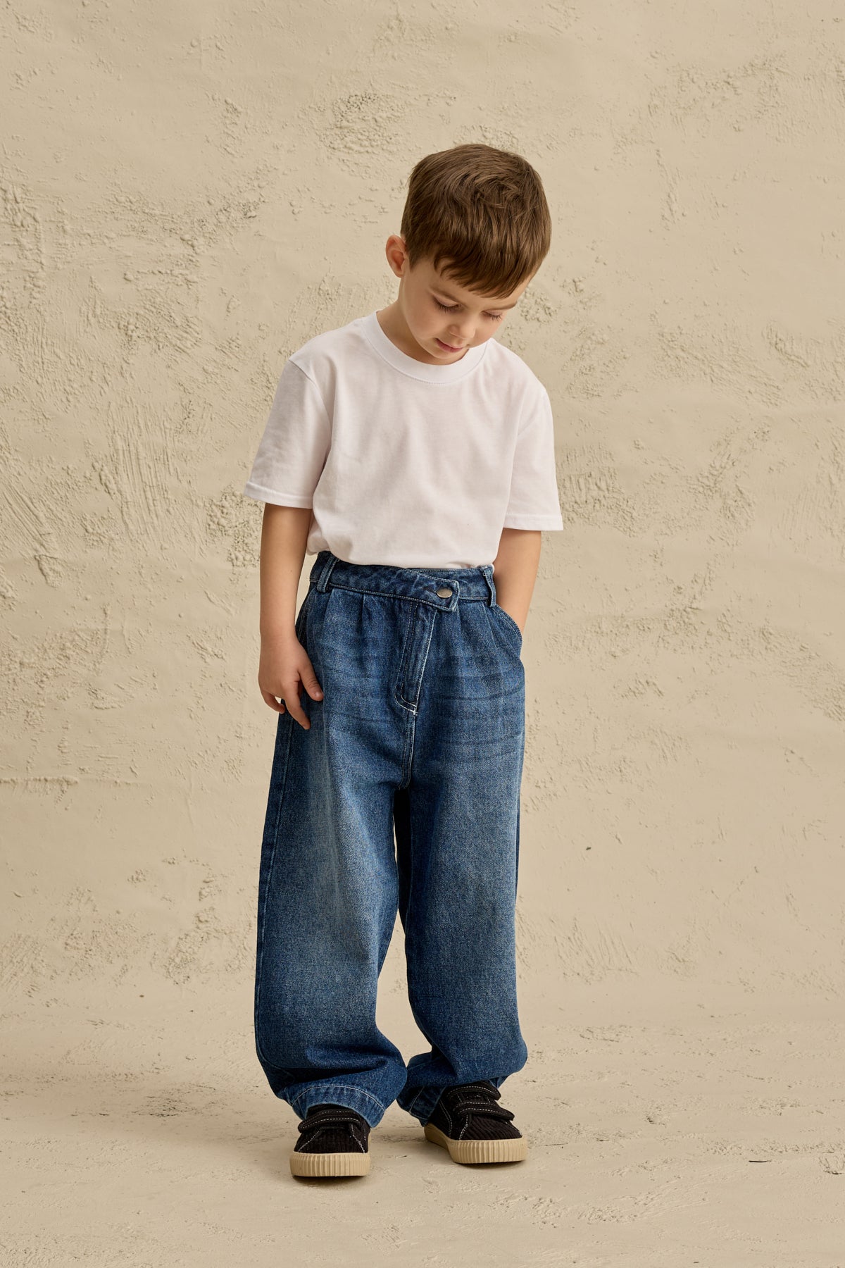 Çapraz Belli Bomb Denim Pantolon Lacivert