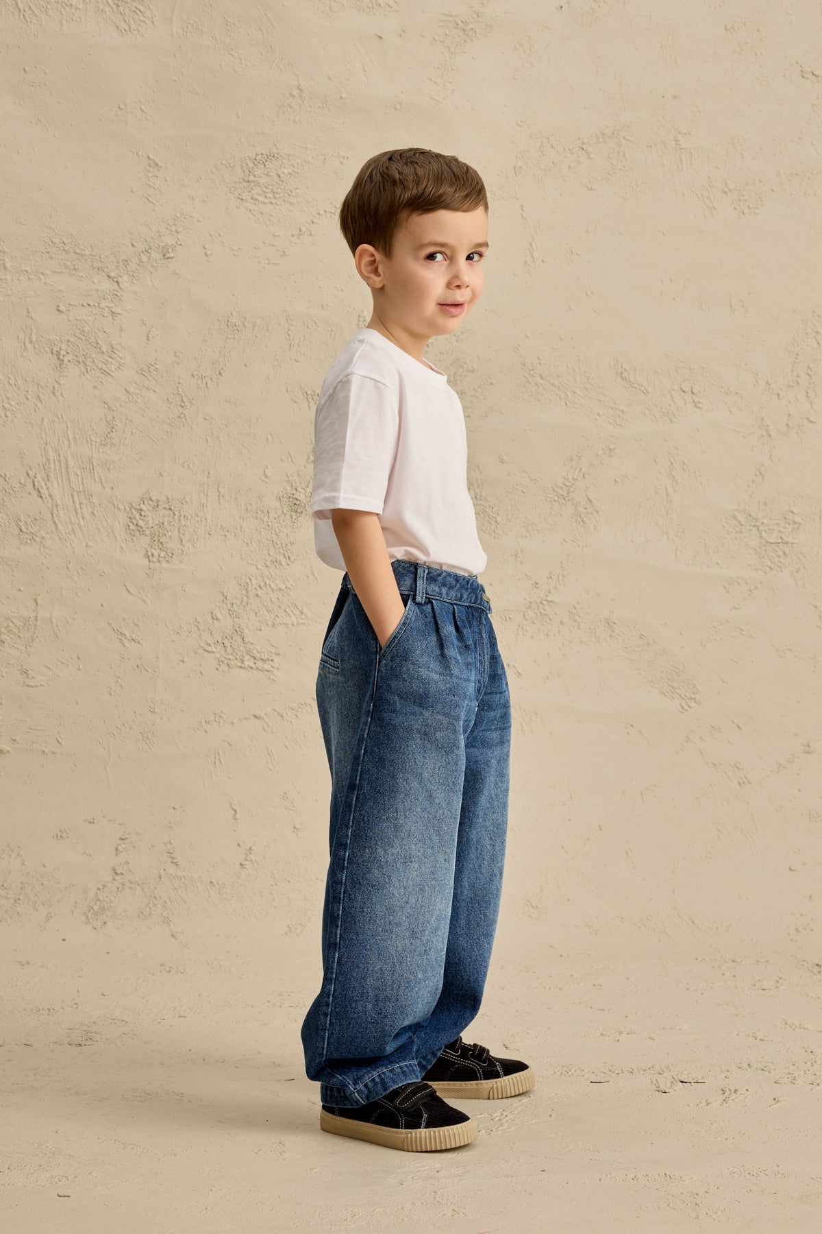 Çapraz Belli Bomb Denim Pantolon Lacivert