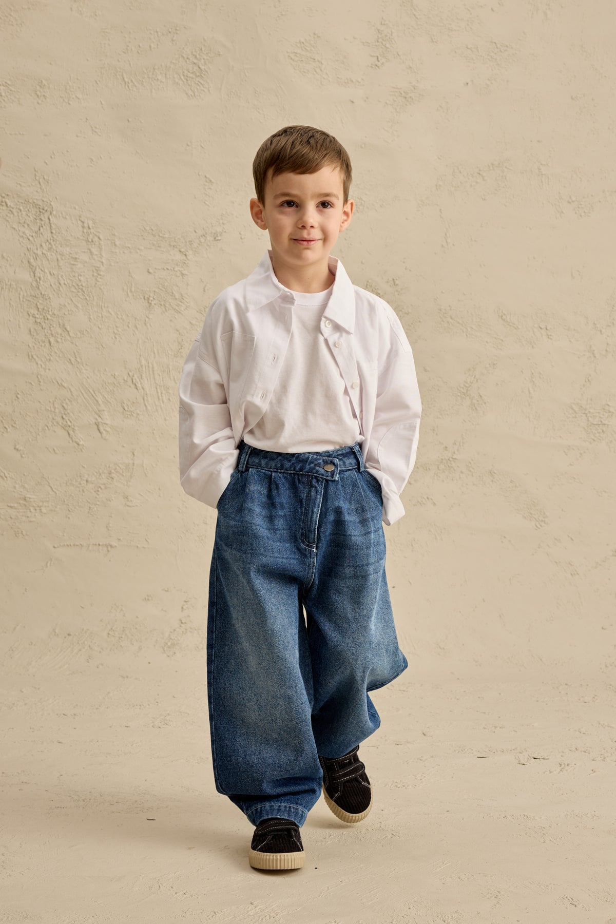 Çapraz Belli Bomb Denim Pantolon Lacivert