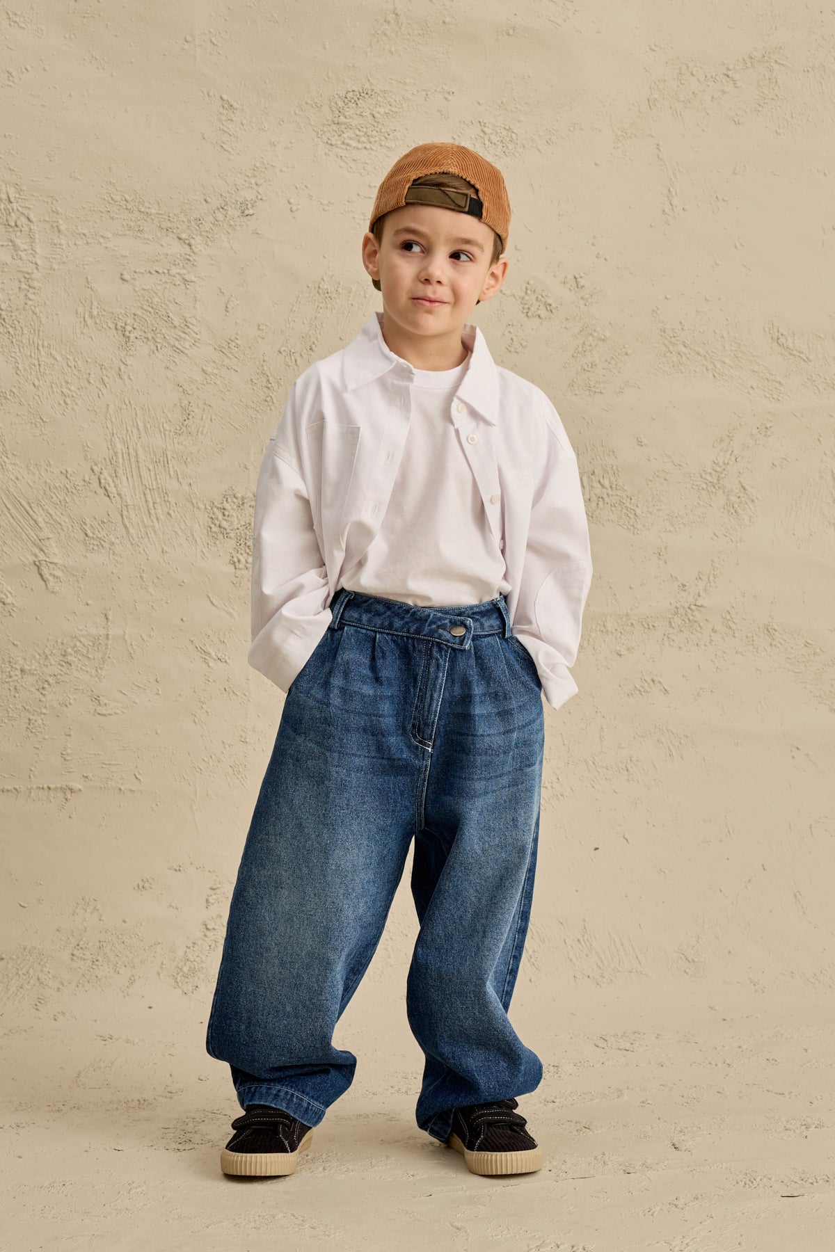 Çapraz Belli Bomb Denim Pantolon Lacivert