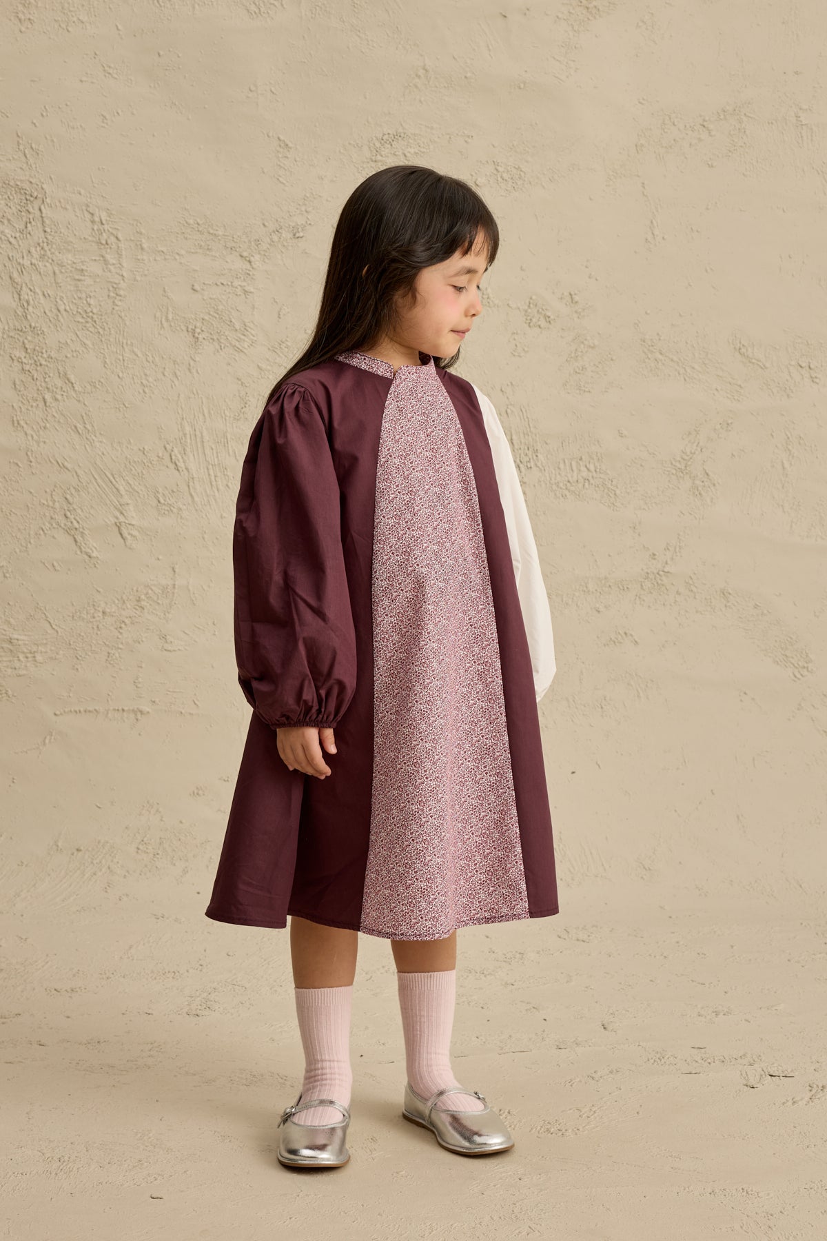 Çok Parçalı Elbise Mürdüm