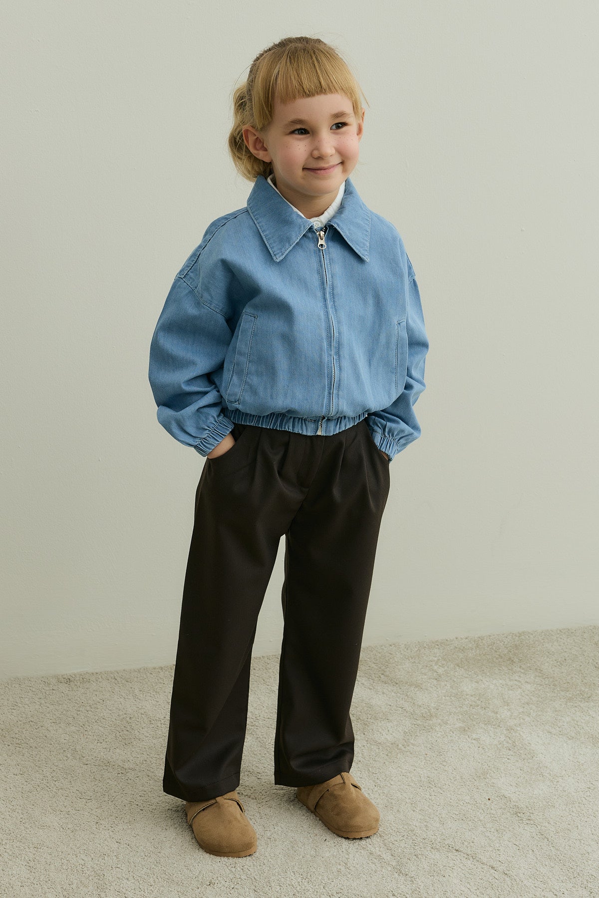 Denim Bomb Ceket Açık mavi