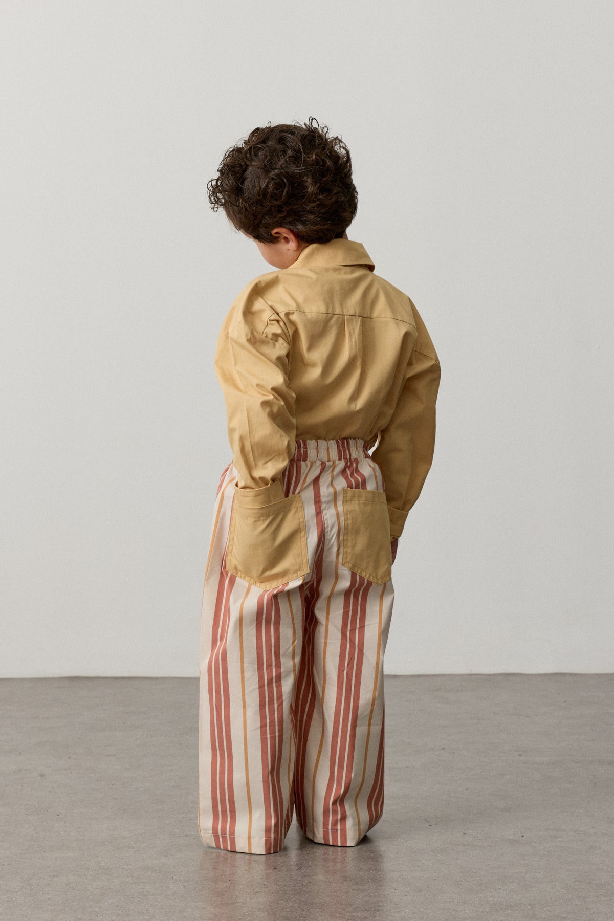 Garni Cepli Oversize Pantolon Krem