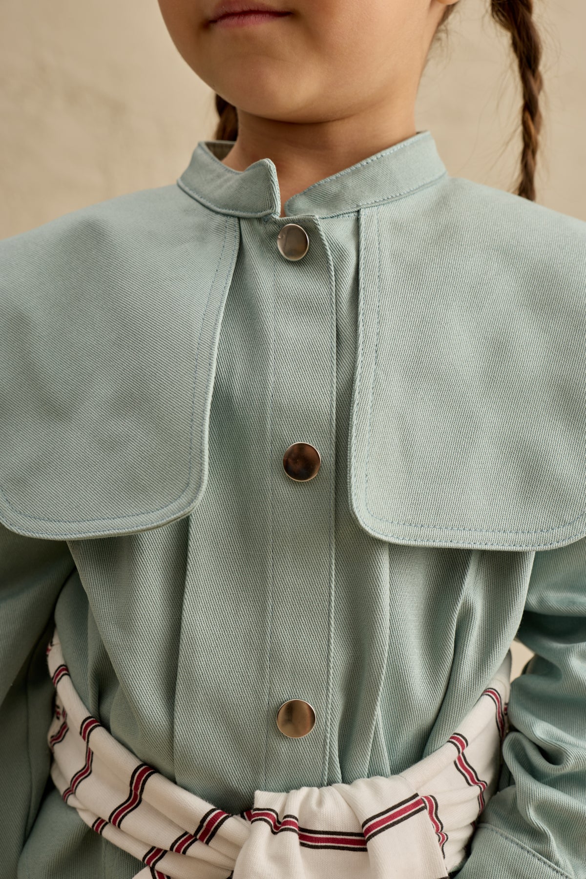 Geniş Yakalı Ceket Takım Mint