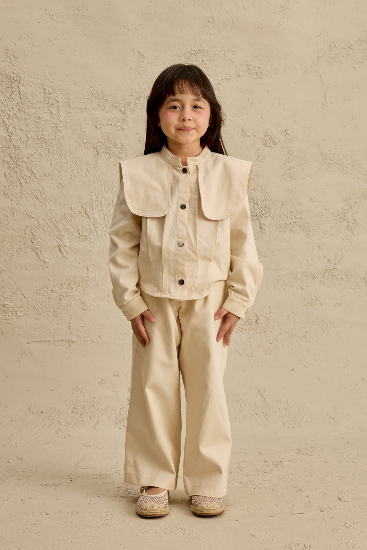 Geniş Yakalı Ceket Takım Taş